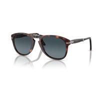 PERSOL Herren 0714 Sonnenbrille, Braun (Havana/Crystalblueegradientpolar), 54