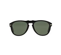 PERSOL Unisex-Erwachsene 0Po0649 95/31 56 Sonnenbrille, Schwarz (Black/Grey Green)