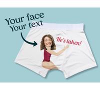 Personalisierte Boxershorts mit Foto & Text