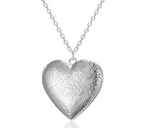Personalisierte Foto-Medaillons-Halskette mit Bild, Liebe, Herz, Bild, Halsketten, romantisch, ausgefallener Schmuck, Valentinstagsgeschenk