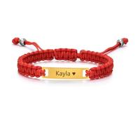 Personalisierte Kinder Baby Gravur-Armband ID-Gravierbare Kinderarmkette | Personalisiertes Kinder Armband mit Namen, Edelstahl, Armband für Jungen und Mädchen, Geschenk zur Taufe & Geburtstag