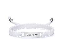 Personalisierte Kinder Baby Gravur-Armband ID-Gravierbare Kinderarmkette | Personalisiertes Kinder Armband mit Namen, Edelstahl, Armband für Jungen und Mädchen, Geschenk zur Taufe & Geburtstag