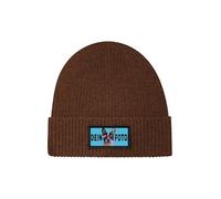 Personalisierte Mütze Beanie mit Foto bedrucken lassen - Herren & Damen Wintermütze Strickmütze als Geschenk selbst gestalten - Werbegeschenke mit eigenem Logo für Firmen & Vereine - Dunkelbraun