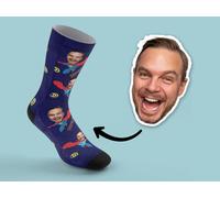Personalisierte Socken mit Foto - Super Dad