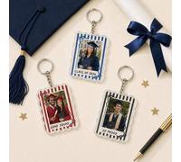 Personalisierter Acryl-Bar-Schlüsselanhänger mit Fotobox-Motiv, individueller Paar-Foto-Anhänger, Buchstabe-Herz-Taschenriemen, Geschenk für die beste