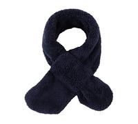Pesaat Warmer Fleece Schal für Baby Kinder Winter Rundschal aus Plüsch Dick loop schal Mädchen Jungen schlauchschal für 1-10Jahren(Navy)
