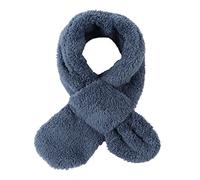 Pesaat Warmer Fleece Schal für Baby Kinder Winter Rundschal aus Plüsch Dick loop schal Mädchen Jungen schlauchschal für 1-10Jahren(Airy Blue)