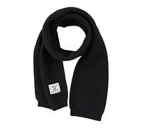 Pesaat Winter Schal Baby Kinder Strickschal 100% Baumwolle Warmes Halstuch Mädchen Jungen Weicher Schön Schals (Schwarz)