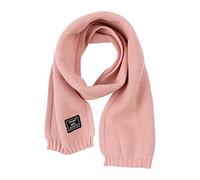 Pesaat Winter Schal Baby Kinder Strickschal 100% Baumwolle Warmes Halstuch Mädchen Jungen Weicher Schön Schals(Rosa)