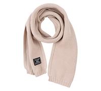 Pesaat Winter Schal Baby Kinder Strickschal 100% Baumwolle Warmes Halstuch Mädchen Jungen Weicher Schön Schals(Beige)