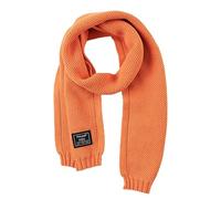 Pesaat Winter Schal Baby Kinder Strickschal 100% Baumwolle Warmes Langer Halstuch Mädchen Jungen Weicher Schön Schals (Orange)