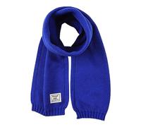 Pesaat Winter Schal Baby Kinder Strickschal 100% Baumwolle Warmes Langer Halstuch Mädchen Jungen Weicher Schön Schals (Königsblau)