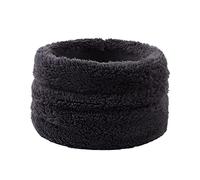 Pesaat Winter Schal Kinder Erwachsene Rundschal Mädchen Jungen Loop Schal aus Dicke Fleece Warmer Schlauchschal Flauschig Schal Damen Herren (Dunkel Grau)