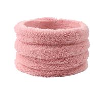 Pesaat Winter Schlauchschal Mädchen Jungen Loop Schal aus Warmer Fleece Flauschig Schal Damen Herren Kinder Rundschal für Kinder,Erwachsene (Rosa)