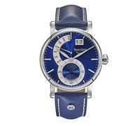 Bruno Söhnle Herren Uhr 17-13073-383 Pesaro II, Leder dunkelblau mit weißer Naht