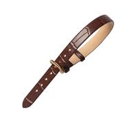 PEtbon 10mm-Ersatz für einteiliges Damen-Uhrenarmband aus Rindsleder, erweiterte Version, hautfreundliches Uhrenarmband mit farbiger Bambusmaserung, Länge 220mm