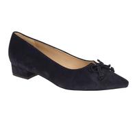 Peter Kaiser Pumps blau Velour Schleife 72241 - Größe 38.5