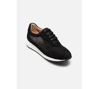 Sneaker PETER KAISER "Peter Kaiser Sneaker Leder/Textil", Damen, Gr. 38,5, schwarz, Leder, Textil, Schuhe Sneaker (44973261-38,5) schwarz