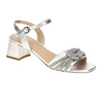 Peter Kaiser Sandalette silber metallic Strass 78242 für Damen, silber, Gr. 38 EU / 5 UK