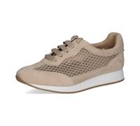 Sneaker PETER KAISER "Peter Kaiser Sneaker Leder/Textil", Damen, Gr. 39, sand, Leder, Textil, Schuhe Sneaker (47069434-39) sand