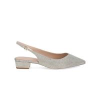 Peter Kaiser Damen - Peeptoes & Slingpumps 79442 in metallic Textil