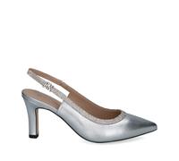 High-Heel-Pumps PETER KAISER "Peter Kaiser Pumps Leder", Damen, Gr. 35,5, silber, Leder, Schuhe (25384707-35,5) silber