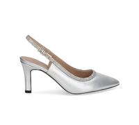 High-Heel-Pumps PETER KAISER "Peter Kaiser Pumps Leder", Damen, Gr. 38, silber, Leder, Schuhe (25384707-38) silber
