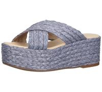 PETER KAISER Damen Plateau-Pantolette mit geflochtenem Bast Sommer-Schuhe 88187-159 Violett 38