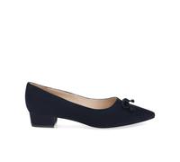 Peter Kaiser Pumps blau Velour Schleife 72241 - Größe 39