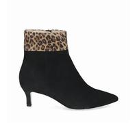High-Heel-Stiefelette PETER KAISER "Peter Kaiser Stiefelette Leder", Damen, Gr. 38, schwarz, Leder, Schuhe (47764224-38) schwarz