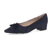 Peter Kaiser Pumps blau Velour Schleife 72241 - Größe 39