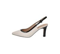 High-Heel-Pumps PETER KAISER "Peter Kaiser Pumps Leder", Damen, Gr. 37,5, beige, schwarz, Leder, Schuhe (16812317-37,5) beige, schwarz