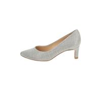 Peter Kaiser Pumps Leder/Textil Beige/Silber - 35,5