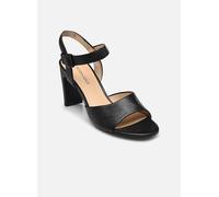 High-Heel-Sandalette PETER KAISER "Peter Kaiser Sandalen Nappaleder", Damen, Gr. 38,5, schwarz, Nappaleder, Schuhe (51124853-38,5) schwarz