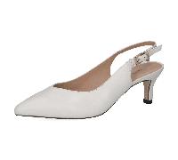 Peter Kaiser Sling Pumps weiß Nappa 79642 für Damen, weiß, Größe 37 EU / 4 UK
