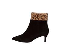 High-Heel-Stiefelette PETER KAISER "Peter Kaiser Stiefelette Leder", Damen, Gr. 39, schwarz, Leder, Schuhe (47764224-39) schwarz