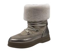 Peter Kaiser Winter Stiefel Boots grau sand Lammfell 76231 für Damen, beige, Größe 38 ½ EU / 5,5 UK