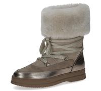 Peter Kaiser Winter Stiefel Boots grau sand Lammfell 76231 - Größe 40.5