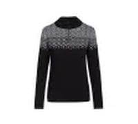 PETERBAUERNALM Strickpullover im Trachtenlook Frauen Schwarz-Weiss 46