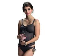 Petit Amour Umstands-Tankini ️ Schwangerschafts-Bikini Cameron Bademode Set Oberteil Unterteil, Burned Umber Cup F Gr.- M ️/Herstellergröße-M ++