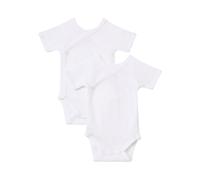 Petit Bateau 2er-Pack Wickelbodys kurzarm 68 interlock