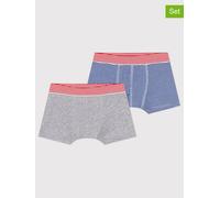 PETIT BATEAU 2er-Set: Boxershorts in Blau - Größe 86 | Baby Waesche