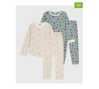 PETIT BATEAU 2er-Set: Pyjamas in Creme - Größe 86 | Baby Waesche