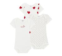 Petit Bateau - Bekleidung Lot de 3 Bodies Us Manches Courtes - Bébé Fille - mehrfarbig - Größe 6M