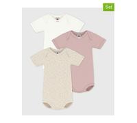 PETIT BATEAU 3er-Set: Bodys in Rosa - Größe 68 | Baby Bodys