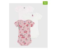 PETIT BATEAU 3er-Set: Bodys in Weiß - Größe 68 | Baby Bodys