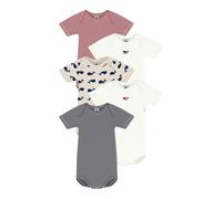 Petit Bateau 5er-Pack Bodys kurzarm Ringel Wale 74 natur/bunt