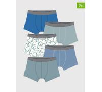 PETIT BATEAU 5er-Set: Boxershorts in Bunt - Größe 110 | Kinder Waesche