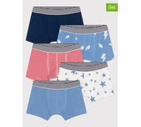 PETIT BATEAU 5er-Set: Boxershorts in Bunt - Größe 86 | Baby Waesche