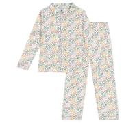 Kinder-Pyjama aus Baumwolle mit Blumenmotiv 86cm